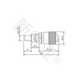 s65 2q精细球面0.005mm0 6.5mm读数0.25mm牙距微分头