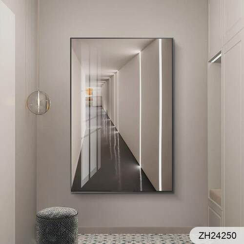 现代简约玄关装饰画极简黑白抽象工业风客厅落地大幅壁画墙面挂画