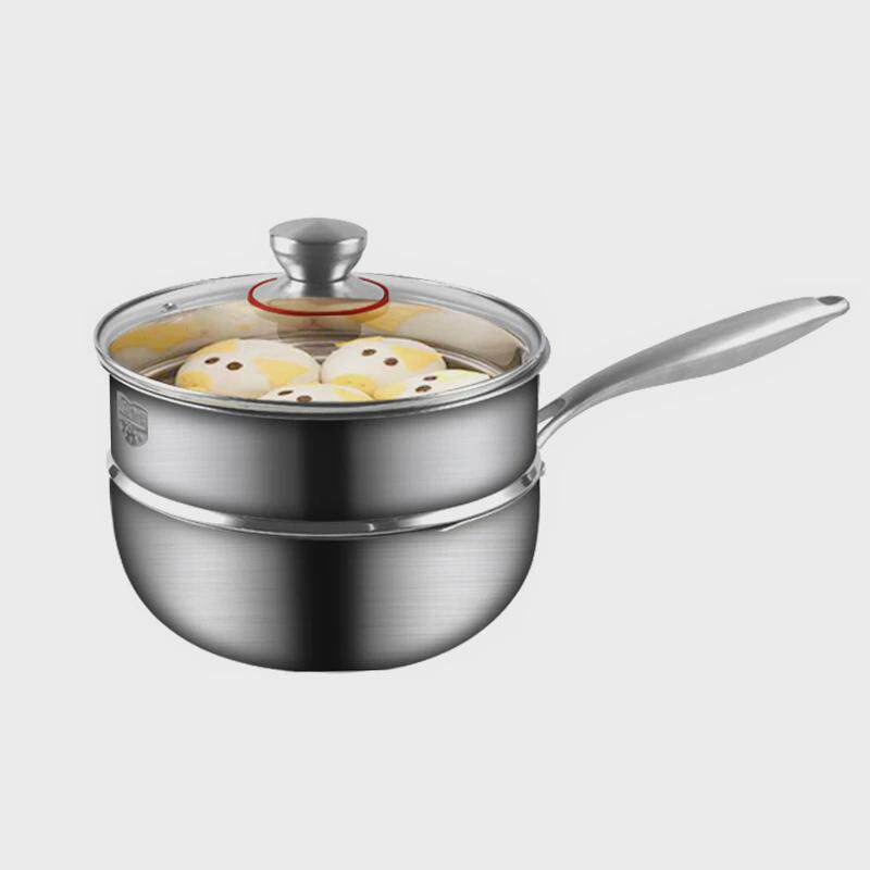 316不锈钢蜂窝不粘奶锅家用小炒锅小炖锅煮面热奶宝宝辅食锅