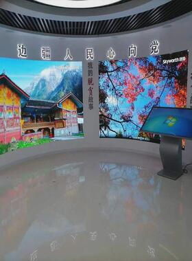 全彩LED广告电子显示大屏幕小间距室内P2.5户外P3舞台背景透明屏