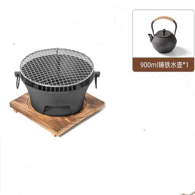新款铸铁炭炉烤取暖碳火炉围炉煮茶家用室内器具全套烧烤炉茶泥炉,户外/登山/野营/旅行用品,烧烤炉/烤架,淘宝优惠券,粉丝福利购,淘宝优惠卷