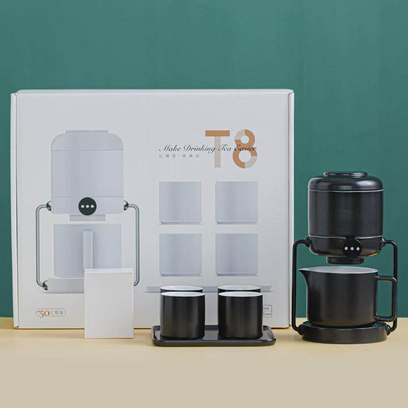 恒温茶具懒人功夫泡茶器套装创意家用组冲茶春节礼品定制小套自动