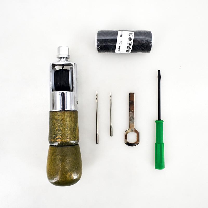 新款皮革手缝器缝线机手工diy缝线艺皮雕皮工具箱包蜡线帆布锥针