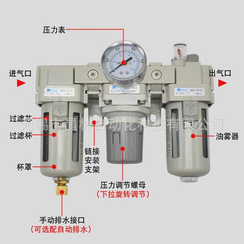 AC3000-03油水AC2000-02分离器AC4000-04气源D三联件AC5000-1006