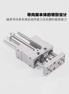 热销baocn带导杆迷你型气缸杆无tmim/tmicl12-16-20-25-50-100-20