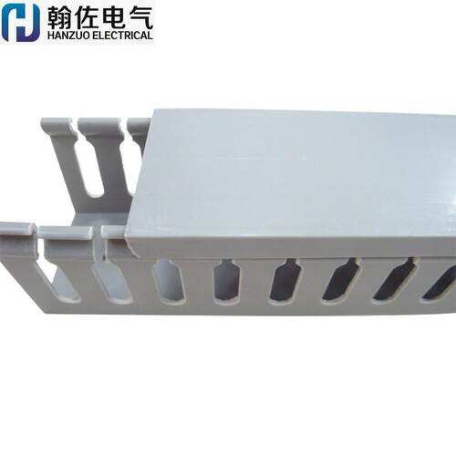 大号u型线槽pxc开口配线槽宽w160高h100pvc硬质走线槽齿形槽