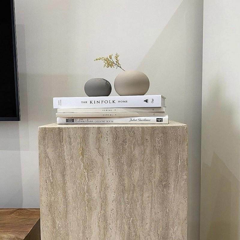 侘寂风进口大理石立柱 多尺寸可选 客厅玄关牀头柜装饰摆饰,家居饰品,落地摆件,淘宝优惠券,粉丝福利购,淘宝优惠卷