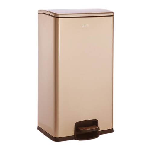 a6l新款gnf方形40升不锈钢垃圾桶大容量商用30l厨房客厅20l有盖静