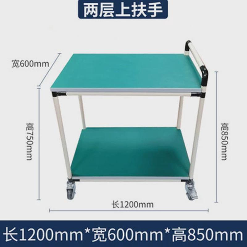 双力车间车分拣移动精益管小手推车多层工具车防静电周转车物料架