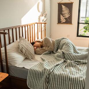 批发天竺棉洗礼被子夏天单人双人空调被可机儿童品裸睡夏凉被