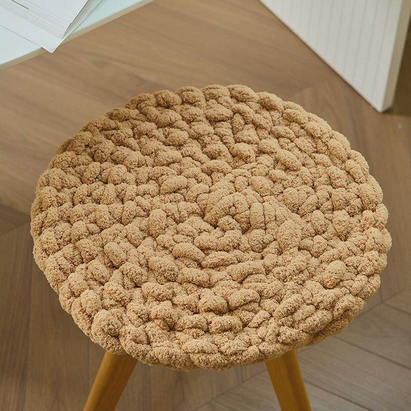 新品纯手工圆形坐垫粗毛线垫子蒲团榻榻米民宿露台专用毛绒垫,居家布艺,椅垫,淘宝优惠券,粉丝福利购,淘宝优惠卷