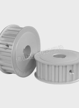 同步皮带轮L-AF型32齿L050L075L100AF型两面平铝合金氧化