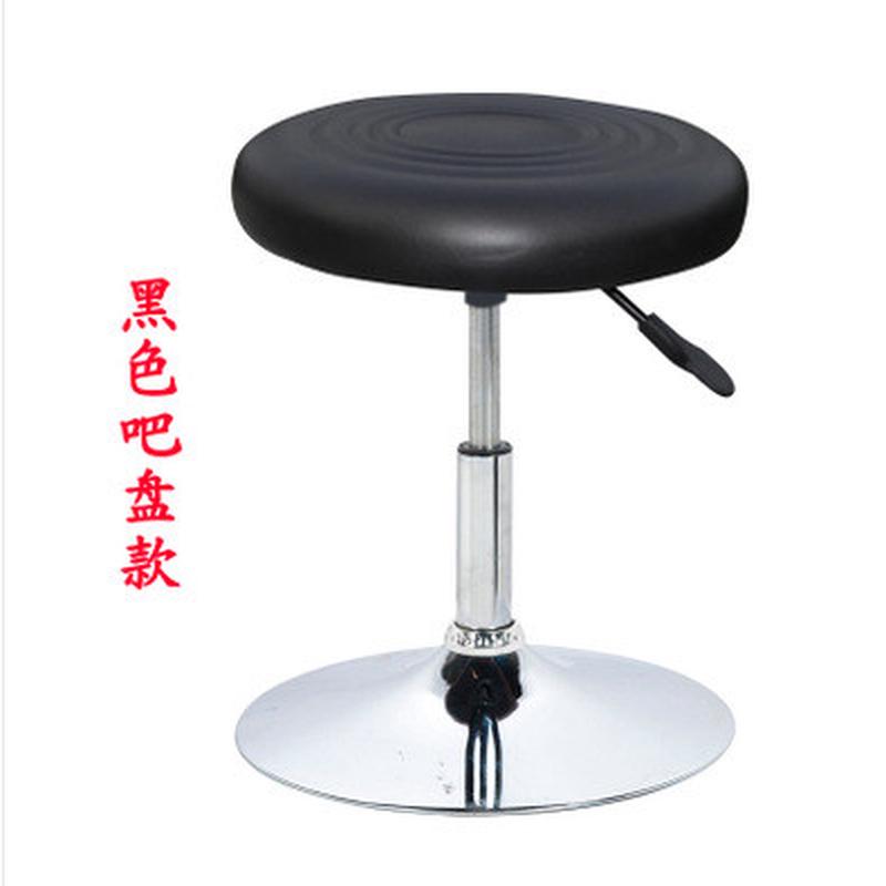 厂家直销新款时尚吧台椅小圆凳理发椅椅美甲椅前台升降高脚椅旋转