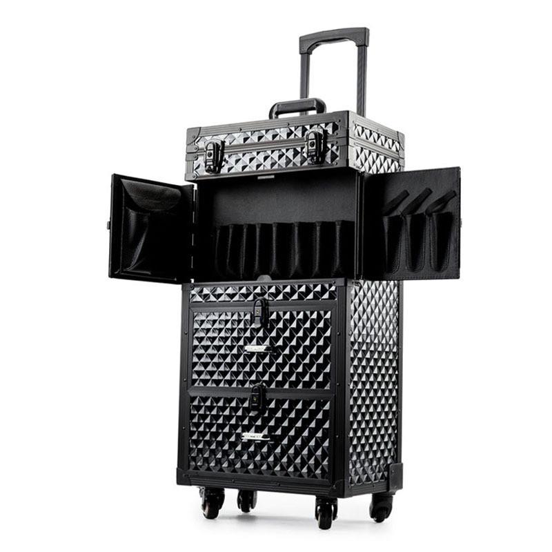 美发工具箱拉杆宠物美容师带发型师大工箱工具箱可刹车万向轮