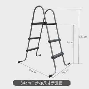 Bestway成人儿童家庭大型泳池圆形支架游泳池蝶形游泳池