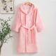 成人带帽纯棉纱布浴袍三层春夏男女情侣柔软吸水薄款 浴衣睡衣睡袍