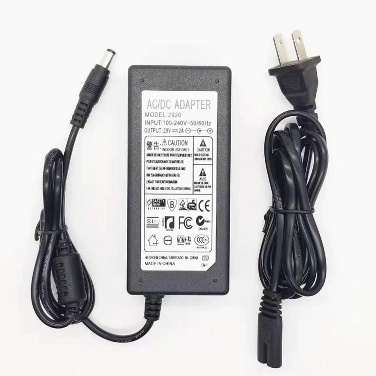 电动沙发电源按摩椅老板椅29V1A2A电源适配器芝华士沙发充电器线