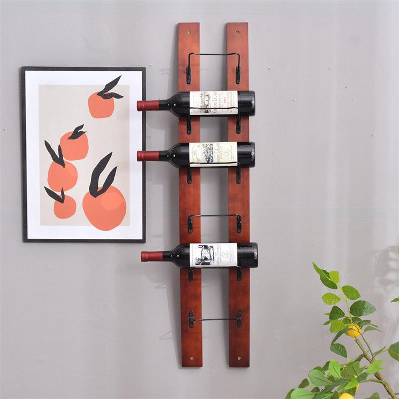 木质红酒架酒架壁挂壁挂式葡萄酒架挂墙创意红酒葡萄酒储存展示架
