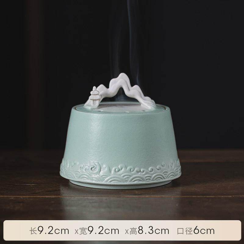 观山盘香炉陶瓷香炉香道套装复古室内沉香熏香檀香香器线香插,家居饰品,香托/香盘/香座/香插,淘宝优惠券,粉丝福利购,淘宝优惠卷