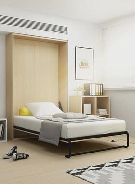 隐形床正翻书可收床侧翻床下翻板床柜起省空间折叠床五金配件