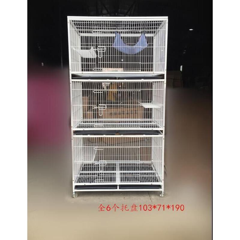 繁殖笼大号双层三层猫咪猫笼子小型犬狗笼子繁殖笼具可叠加