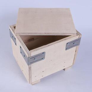 机械设备熏蒸木箱物流周转快递打包木箱免木质包装箱卡扣钢带木箱