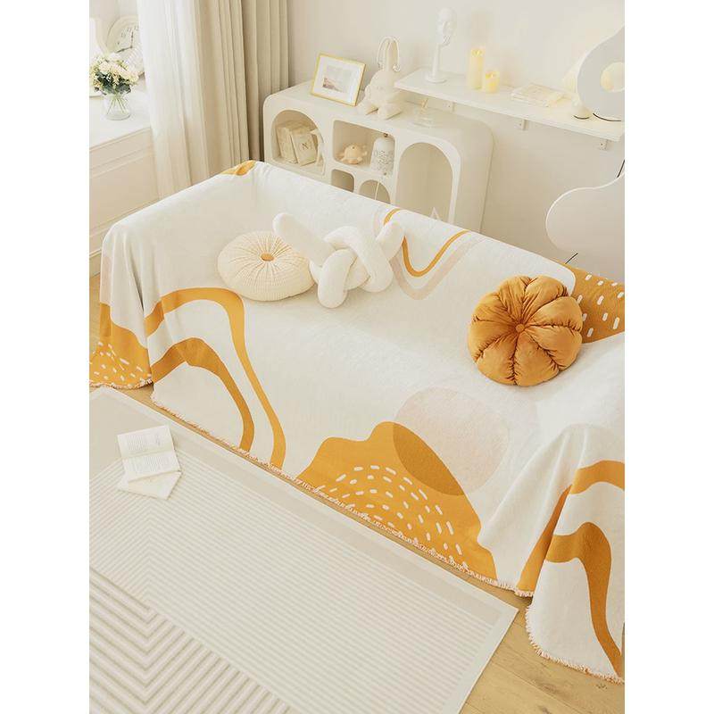 rp4t批发2023新款沙发巾盖布简约防加厚盖毯四季通用猫抓全包套罩