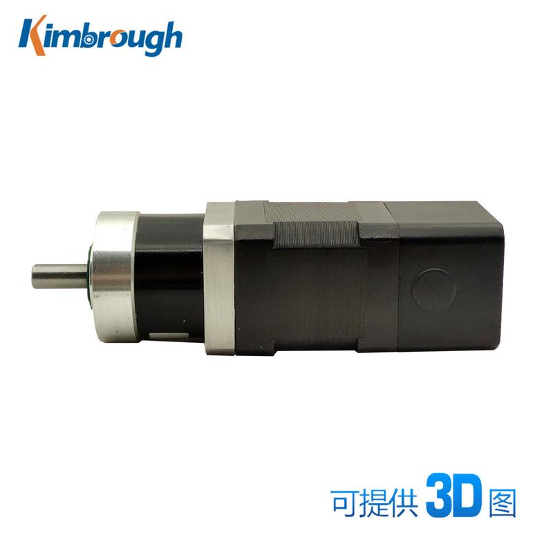 42直流减速带刹车行星无刷电机dc24v52w减速比4-100