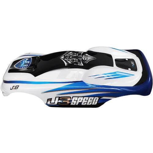 热销金猎豹1:10电动遥控四驱大脚蓝配件j3白车车壳ec1006爆品