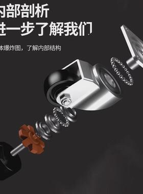 304调节福马轮40f60f80f100f120f全不锈钢脚轮不锈钢轮福马万向轮