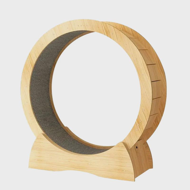 宠物猫咪跑步机静音滚轮纤维板健身运动猫跑轮猫爬架转轮猫跑步