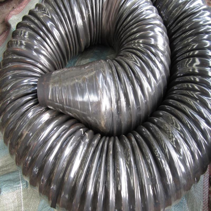 橡胶大口径钢丝波纹管塑料波纹管道pvc软接头伸缩波纹管