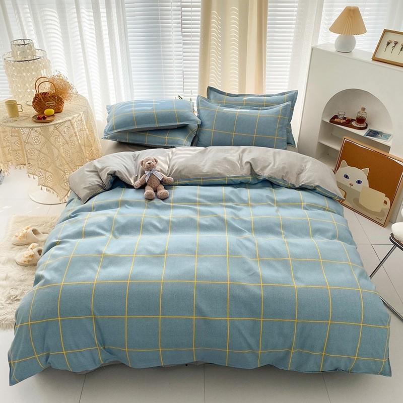 三件套床上用品全套一整套被罩宿舍被子四件套大学生被套床单人床