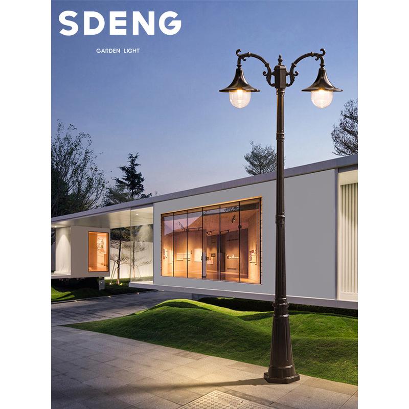 庭院路灯小区花园灯广场公园草坪灯户外高杆灯别墅园林道路景观灯