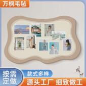 毛毡隔音板毛毡墙贴幼儿园作品展示照片墙板毛毡软木板留言板