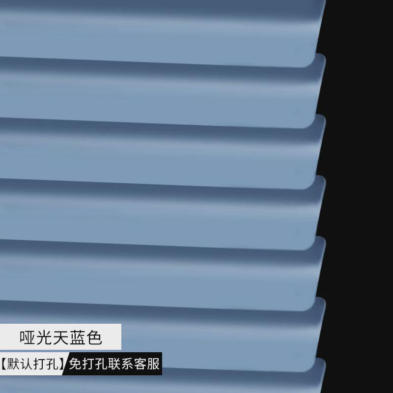 窗帘手拉下拉帘卷百叶窗帘遮光升降卷帘免打孔上办公室遮光帘防窥