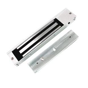 磁力锁280kg公斤电磁锁12v防水电子双门电磁锁明装门禁电磁锁锁