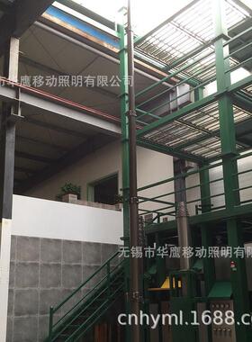 定制气动升降气动伸缩桅杆升降杆桅杆升降杆四角架大负载