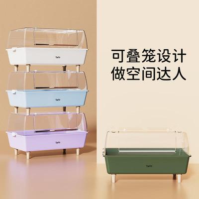 它适仓鼠笼子亚克力透明别墅60基础笼88金丝熊饲养箱芦丁鸡屋用品