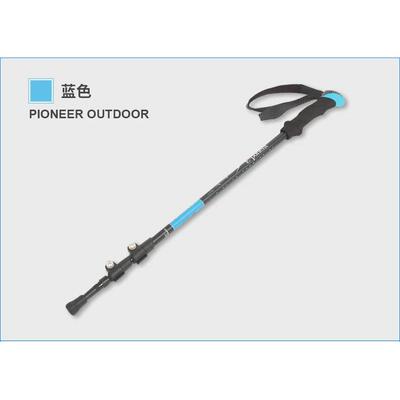 直柄3节登山杖7075铝合金外锁杖多功能健走户外拐exponent