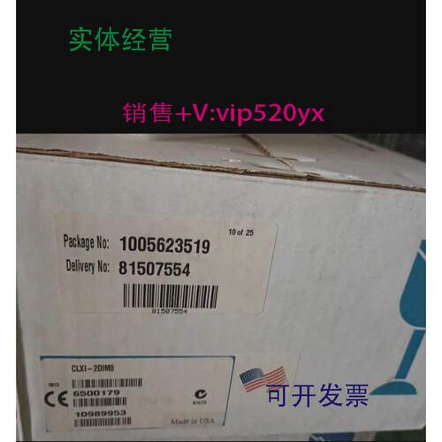 现货供应全新Crestron快思聪调光模块CLXI-2DIM8