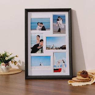 相框多宫格装裱12张婚纱照片组合摆件打印加冲洗影楼纪念挂墙