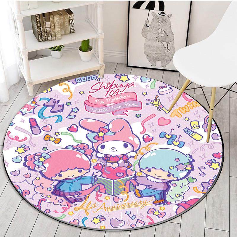 吊篮可爱儿童房圆形地毯客厅地毯卧室床边加厚地垫卡通电脑椅地垫,居家布艺,地毯,淘宝优惠券,粉丝福利购,淘宝优惠卷