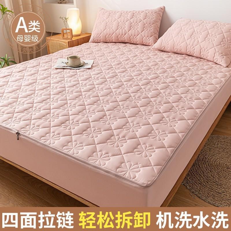 六面全包夹棉床笠单件床罩床垫保护罩套防尘罩床套席梦思2024新款