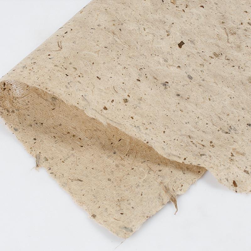 桑皮土纸手工桑皮纸土纸半生半熟仿古做旧纸书法意小写专用纸50张