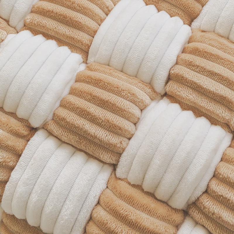 冬季坐垫垫加厚馒头猫狗沙发垫毛绒防滑猫狗宠物深度睡眠宠物用品