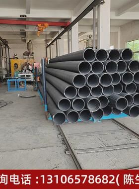 hdpe高密度壁塑钢缠绕管sn8双平壁复合中空聚乙烯钢带片增强dn125