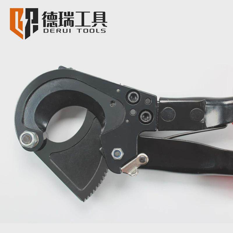 跨境电缆剪德瑞工具hs-325a棘轮式热卖绝缘铜铝电缆剪刀钳