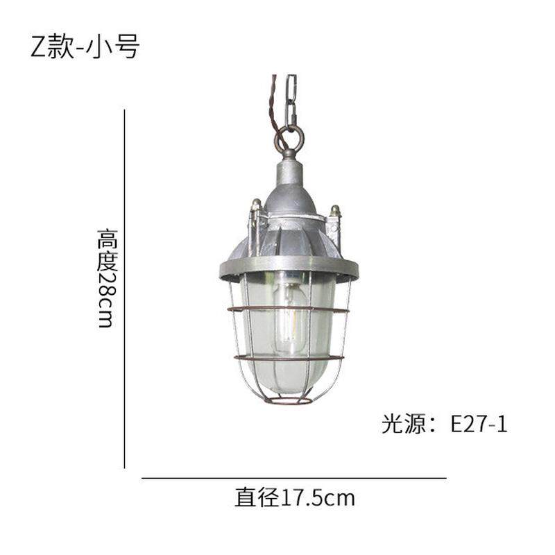 复古美式餐厅吊灯loft纯铜锅盖餐厅酒吧台单头工业风小吊灯