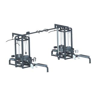 八人站综合训练器健身房多人健身器材室内商用三四五人站龙门架